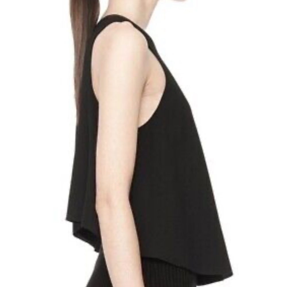 T Alexander Wang black HI LO tank blouse